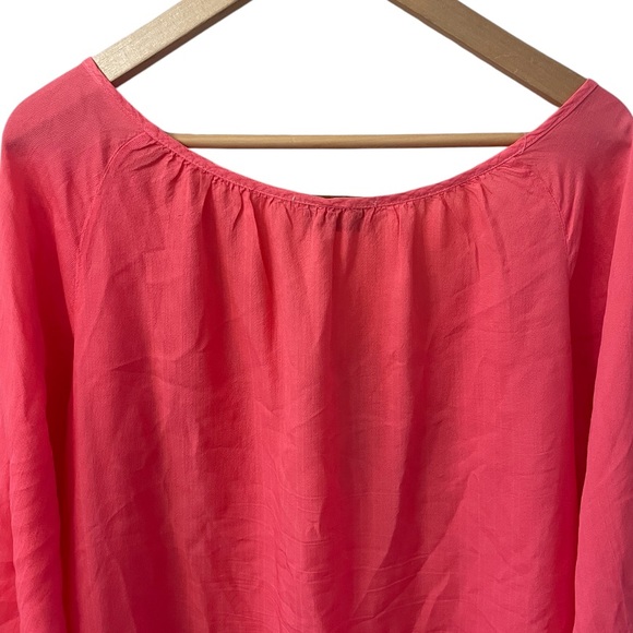 WOO Coral Cotton Fringe Trim Kaftan Tunic - Picture 8 of 9